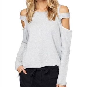 Sanctuary Park Slope Cold Shoulder Sweatshirt